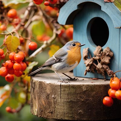 Conseils jardinage février - nourrir les oiseaux